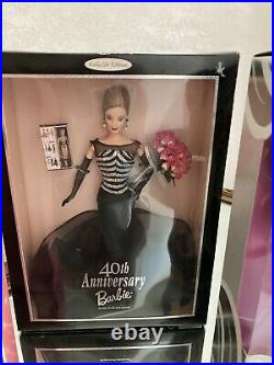 Nib Unopened Anniversary Edition Barbie Lot Of Four