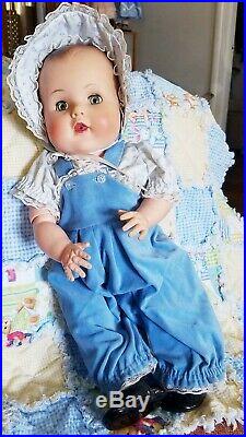 Nice Vintage 20 Baby Toodles doll with multiple Joints American Character Squeaks