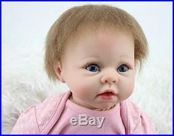Npkdoll Lifelike Realistic Cute Soft Vinyl Silicone Reborn Baby Girl Doll 22