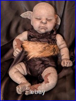 OOAK Gargoyle Alternative Peaches Reborn Doll Weighted