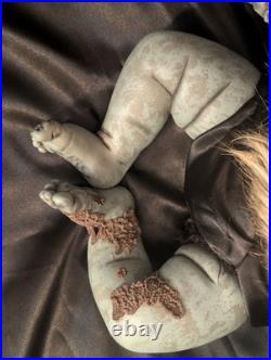 OOAK Gargoyle Alternative Peaches Reborn Doll Weighted