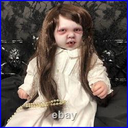 OOAK Realistic Alternative Reborn Vampire Baby Art Doll Halloween Horror Creepy