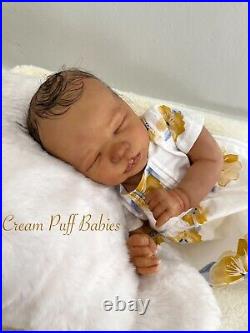 OOAK Reborn Baby Girl Doll Black Baby Biracial Reborn Doll Ethnic Reborn African