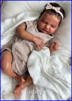 OOAK Reborn Baby Quinlyn by Bonnie Brown & Adrie Stoete Biracial QUICK Ship