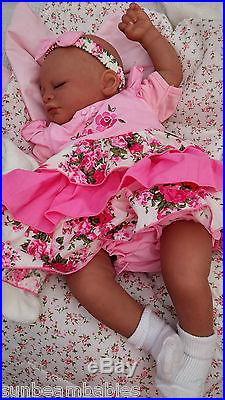 One Week Sale Bi Racial Ethnic Reborn Baby Doll Marissa May& Sunbeambabies