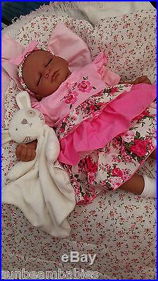 One Week Sale Bi Racial Ethnic Reborn Baby Doll Marissa May& Sunbeambabies