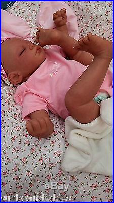 One Week Sale Bi Racial Ethnic Reborn Baby Doll Marissa May& Sunbeambabies