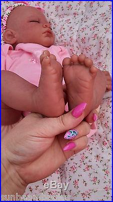One Week Sale Bi Racial Ethnic Reborn Baby Doll Marissa May& Sunbeambabies