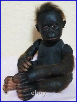 Ooak Ashton Drake Reborn baby BONOBO Monkey/Chimp? 22 Therapy doll