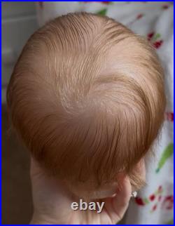 Ooak Reborn Holly Big Reborn Baby Doll. Rooted Hair. Weighted. Darling Blue Eyes