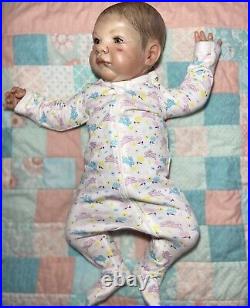 Ooak reborn baby doll Bountiful baby Grant holiday themed