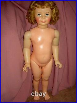 Original IDEAL, 1959 issue, Patti Play Pal doll with curly hair, original outfit