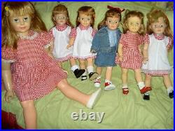 Original IDEAL, 1959 issue, Patti Play Pal doll with curly hair, original outfit