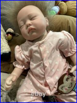 Otard sleeping REBORN DOLL WEIGHTED, Realistic Features Red Hair/Fair Skin