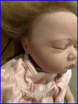Otard sleeping REBORN DOLL WEIGHTED, Realistic Features Red Hair/Fair Skin