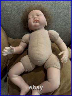 Otard sleeping REBORN DOLL WEIGHTED, Realistic Features Red Hair/Fair Skin