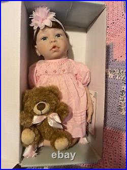 PARADISE GALLERIES DOLL WEIGHTED Pretty in Pink 20 Vinyl Soft Body Baby RETIRED