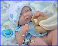 PJs BUNNY BERENGUER LA NEWBORN MANY EXTRAS BABY BOY DOLL FOR REBORN / PLAY