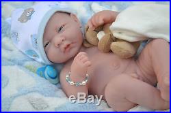 PJs BUNNY BERENGUER LA NEWBORN MANY EXTRAS BABY BOY DOLL FOR REBORN / PLAY