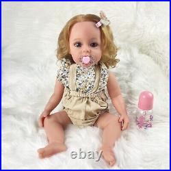 PLAYSKY Reborn Baby Dolls Girl, 22 Beautiful Lifelike Doll Full Body Vinyl S