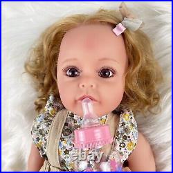 PLAYSKY Reborn Baby Dolls Girl, 22 Beautiful Lifelike Doll Full Body Vinyl S