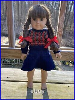 PLEASANT COMPANY/AMERICAN GIRL 18 MOLLY McINTIRE DOLL/ IN Meet OUTFIT