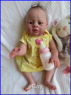 POOR WORRIED Reborn Doll FULL ANATOMICALLY Correct Baby GIRL- UNKNOWN