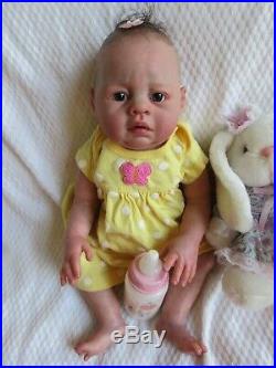 POOR WORRIED Reborn Doll FULL ANATOMICALLY Correct Baby GIRL- UNKNOWN