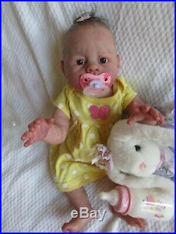 POOR WORRIED Reborn Doll FULL ANATOMICALLY Correct Baby GIRL- UNKNOWN