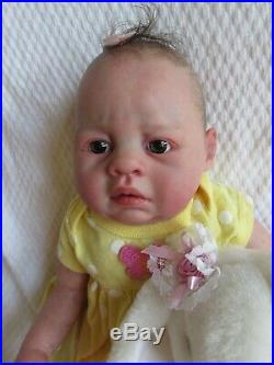 POOR WORRIED Reborn Doll FULL ANATOMICALLY Correct Baby GIRL- UNKNOWN