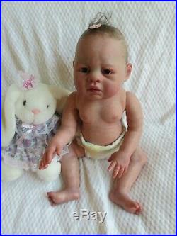 POOR WORRIED Reborn Doll FULL ANATOMICALLY Correct Baby GIRL- UNKNOWN