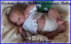 PRECIOUS BABAN CUSTOM ORDER PREEMIE REBORN BERENGUER BABY DOLL &TUMMY PLATE (3)
