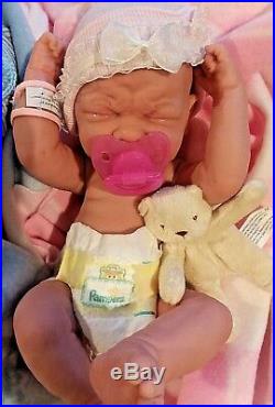 PRECIOUS PREEMIE FIRST TEARS BABY GIRL DOLL REAL GIRL With BABY EXTRAS