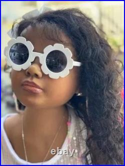 Painted 42In Toddler Reborn Dolls Dark Skin Girl African Kit DIY With Cloth Body