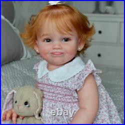 Painted Reborn Baby Doll 28in Realistic Toddler Girl Short Hair Cloth Body Gift Painted Reborn Baby Doll 28in Realistic Toddler Girl Short Hair Cloth Body Gift