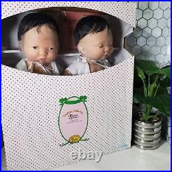 Paradise Galleries Asian Reborn Twin Baby Dolls Jordan and Grace Vinyl NIB