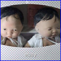 Paradise Galleries Asian Reborn Twin Baby Dolls Jordan and Grace Vinyl NIB