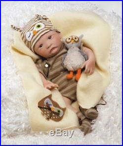 Paradise Galleries HOOT! HOOT! Newborn Realistic Handmade Boy Reborn Baby Doll