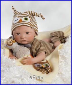 Paradise Galleries HOOT! HOOT! Newborn Realistic Handmade Boy Reborn Baby Doll