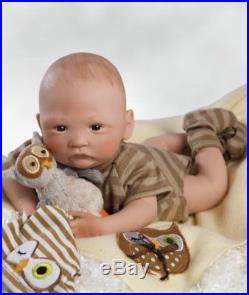 Paradise Galleries HOOT! HOOT! Newborn Realistic Handmade Boy Reborn Baby Doll