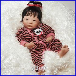 Paradise Galleries Panda Twin Girl Newborn Realistic Handmade Reborn Baby Doll
