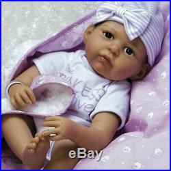 Paradise Galleries Real Life Silicone Vinyl Hispanic Reborn Baby Doll Princess