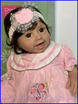 Paradise Galleries Tickled Pink Lifelike Reborn Baby Doll Infant Newborn Weight