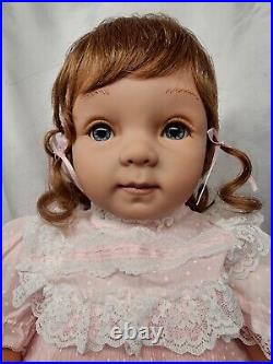 Pat Secrist Doll Flower 20 Vinyl Weighted Baby Doll 20 Wears 0-3 Month Cloths