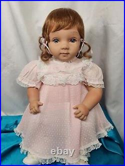 Pat Secrist Doll Flower 20 Vinyl Weighted Baby Doll 20 Wears 0-3 Month Cloths