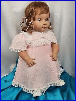 Pat Secrist Doll Flower 20 Vinyl Weighted Baby Doll 20 Wears 0-3 Month Cloths