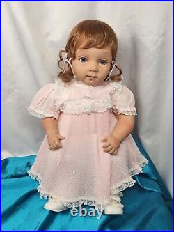 Pat Secrist Doll Flower 20 Vinyl Weighted Baby Doll 20 Wears 0-3 Month Cloths