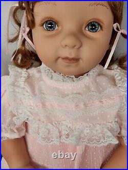 Pat Secrist Doll Flower 20 Vinyl Weighted Baby Doll 20 Wears 0-3 Month Cloths