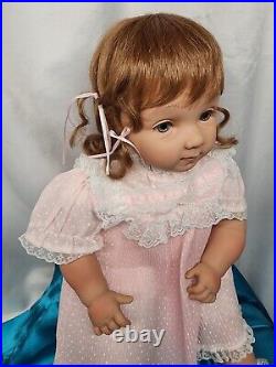 Pat Secrist Doll Flower 20 Vinyl Weighted Baby Doll 20 Wears 0-3 Month Cloths