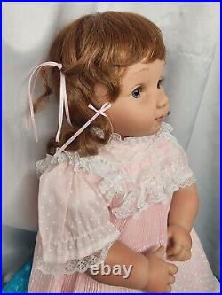 Pat Secrist Doll Flower 20 Vinyl Weighted Baby Doll 20 Wears 0-3 Month Cloths